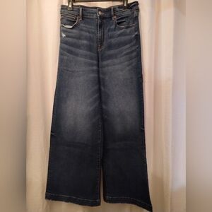 American eagle wide leg jeans size 10